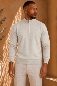 THE BARON ZIPPED TURTLENECK - Vibes Fashion