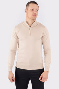 THE BARON ZIPPED TURTLENECK - Vibes Fashion