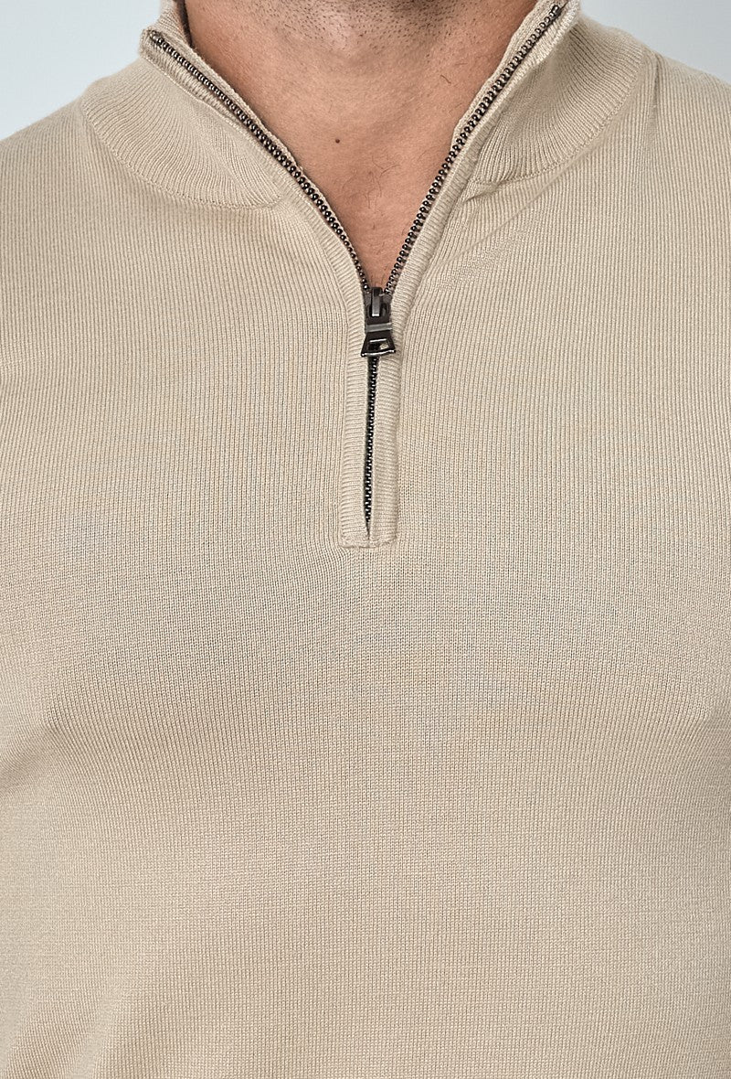 THE BARON ZIPPED TURTLENECK - Vibes Fashion