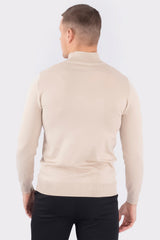 THE BARON ZIPPED TURTLENECK - Vibes Fashion