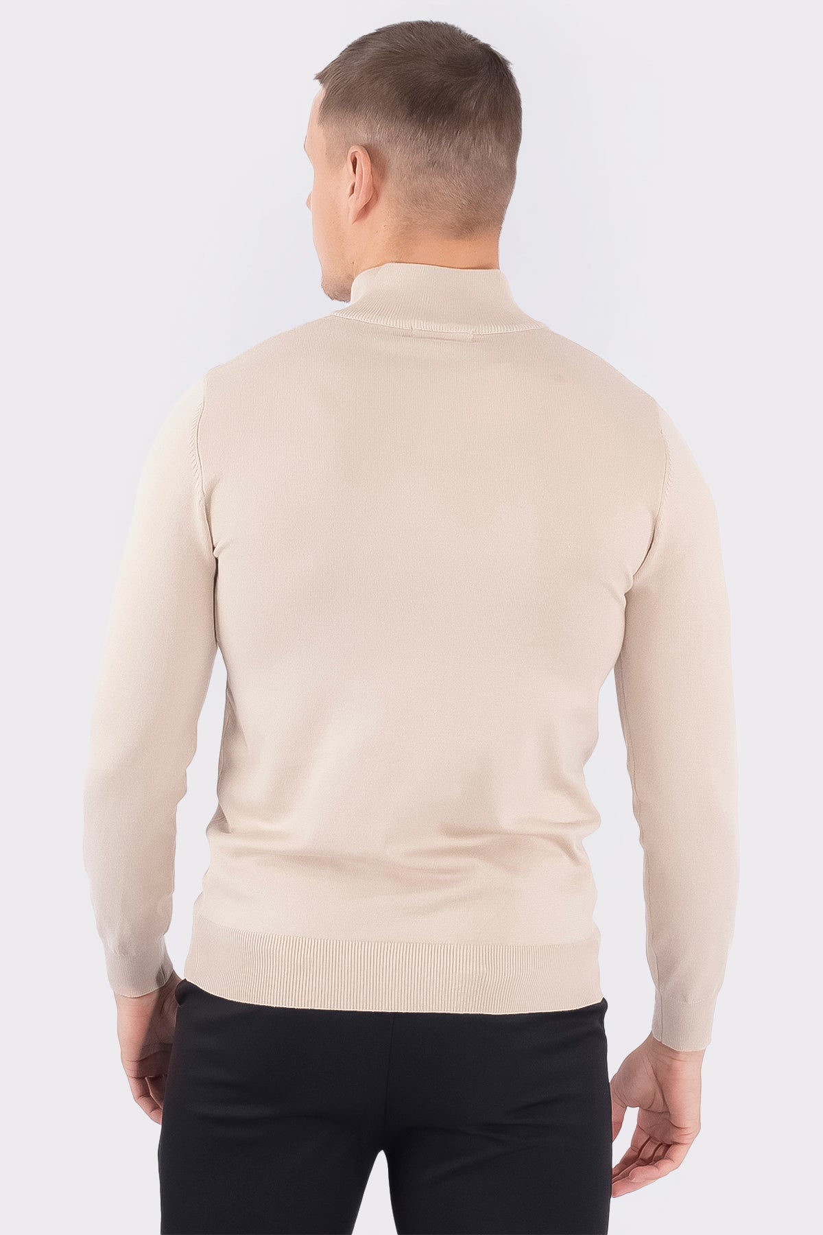 THE BARON ZIPPED TURTLENECK - Vibes Fashion