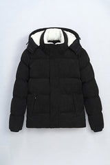 THE BARROW SUEDE FUR PUFFER JACKET - Vibes Fashion