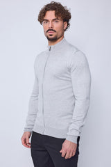 THE BELFORT FULL ZIP SWEATER - Vibes Fashion