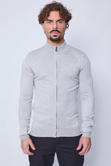 THE BELFORT FULL ZIP SWEATER - Vibes Fashion