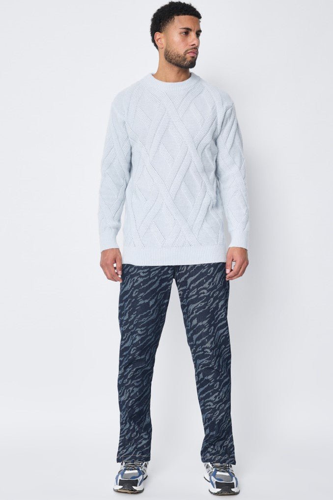 THE BELGRADO KNITTED CREWNECK SWEATER - Vibes Fashion