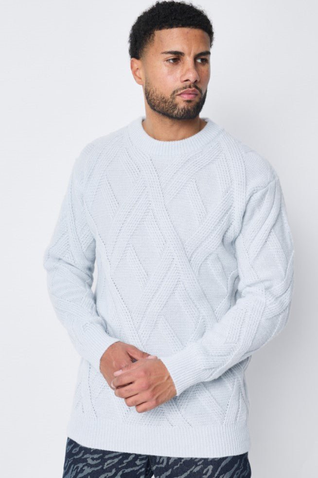 THE BELGRADO KNITTED CREWNECK SWEATER - Vibes Fashion
