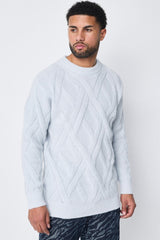 THE BELGRADO KNITTED CREWNECK SWEATER - Vibes Fashion