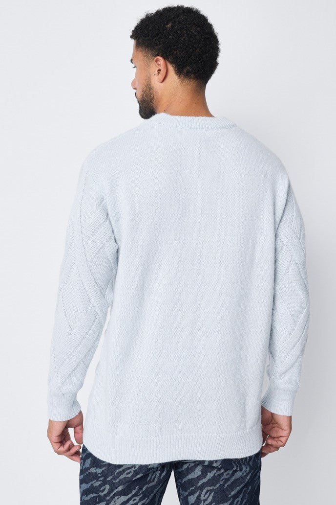 THE BELGRADO KNITTED CREWNECK SWEATER - Vibes Fashion