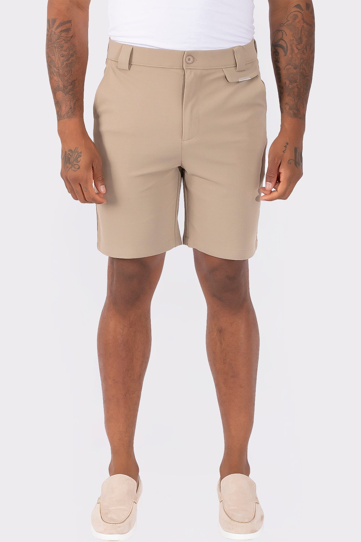 THE CASTRO |SHORT| STRETCH PANTALON - Vibes Fashion