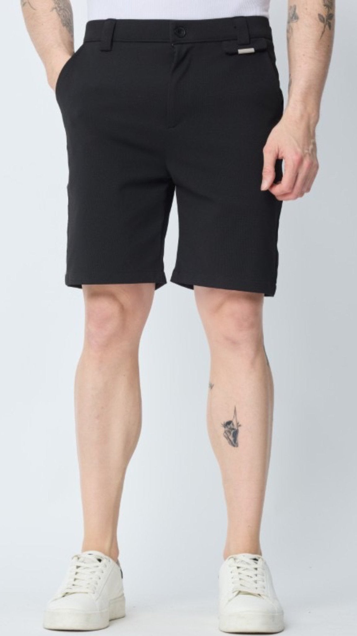 THE CASTRO |SHORT| STRETCH PANTALON - Vibes Fashion