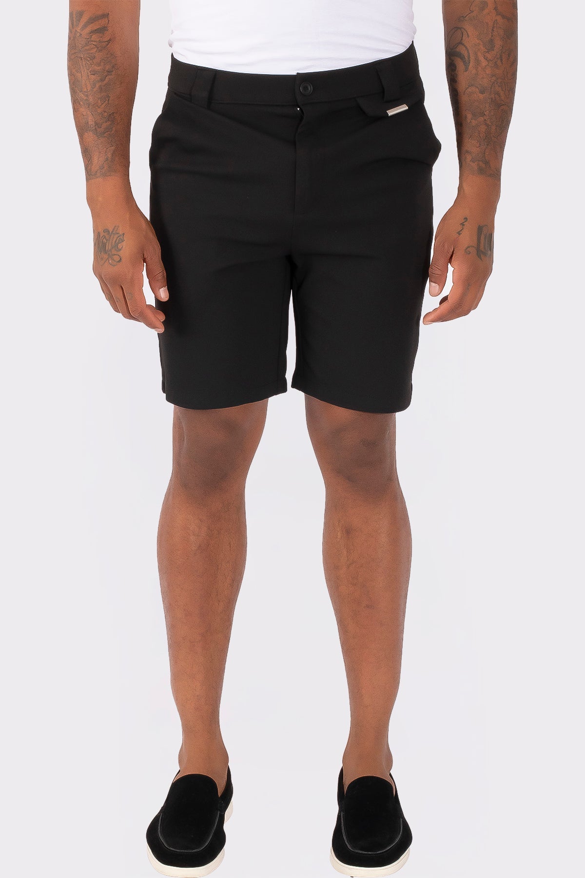 THE CASTRO |SHORT| STRETCH PANTALON - Vibes Fashion