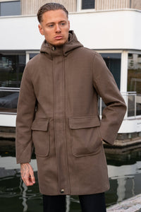 THE CHELSEA HOODED OVERCOAT - Vibes Fashion