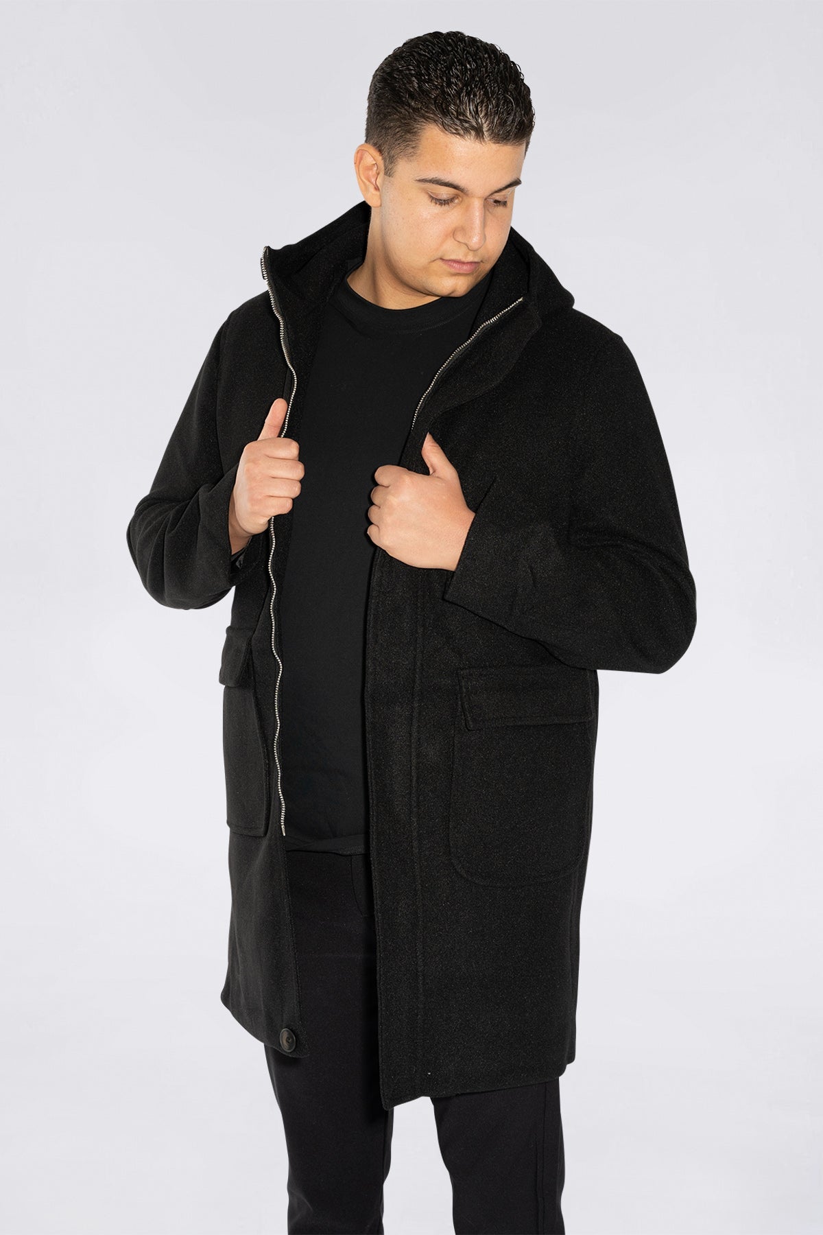 THE CHELSEA HOODED OVERCOAT - Vibes Fashion