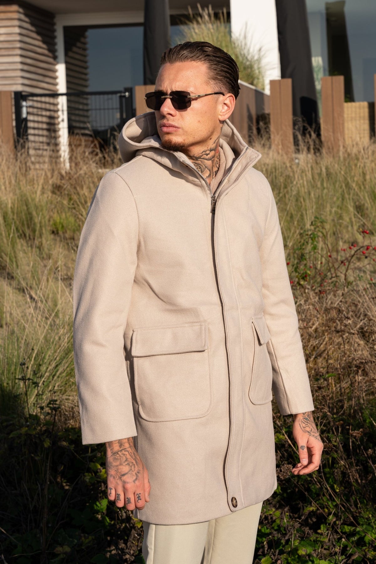 THE CHELSEA HOODED OVERCOAT - Vibes Fashion