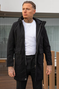 THE CHELSEA HOODED OVERCOAT - Vibes Fashion