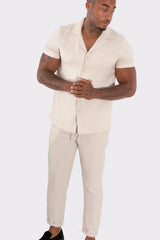 THE CHEVRAN LINNEN SUMMER COMBISET - Vibes Fashion