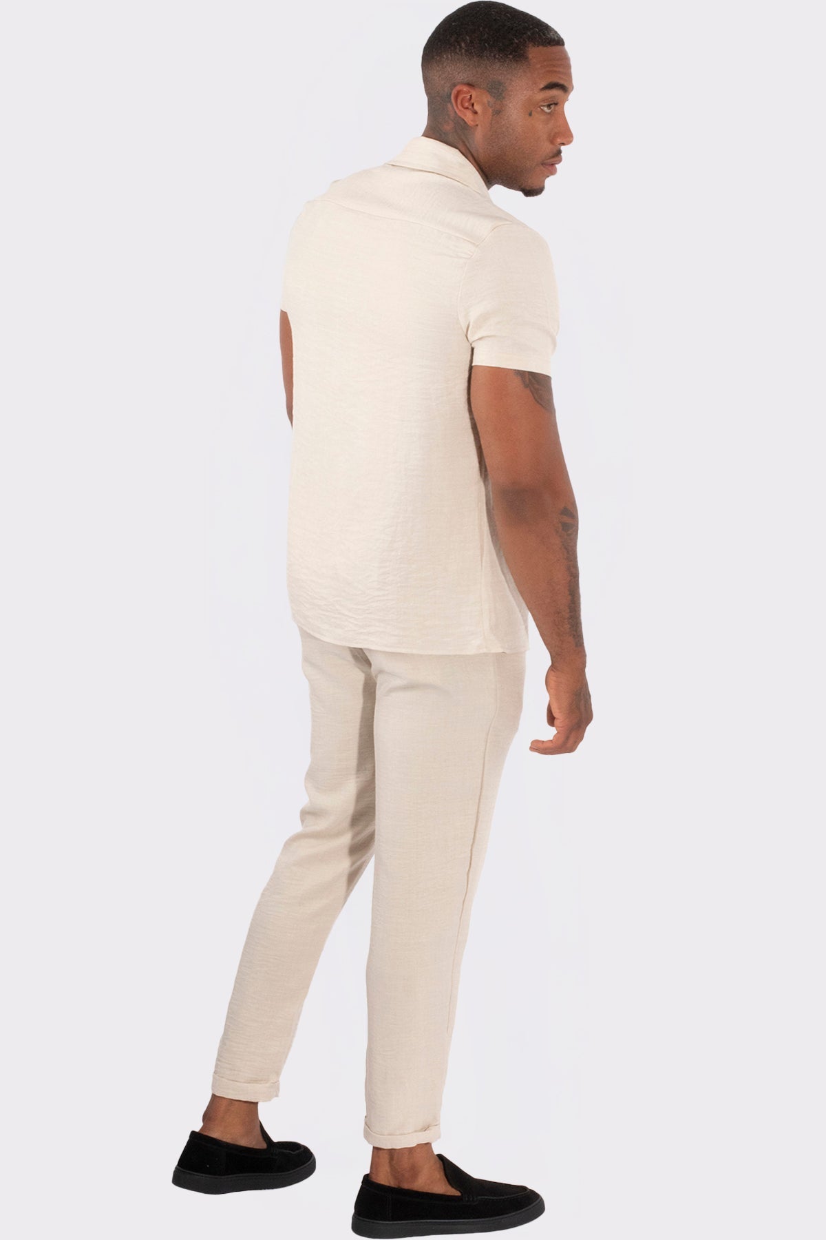 THE CHEVRAN LINNEN SUMMER COMBISET - Vibes Fashion