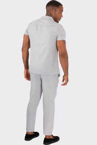 THE CHEVRAN LINNEN SUMMER COMBISET - Vibes Fashion