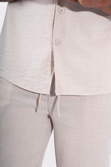 THE CHEVRAN LINNEN SUMMER COMBISET - Vibes Fashion