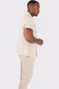 THE CHEVRAN LINNEN SUMMER COMBISET - Vibes Fashion