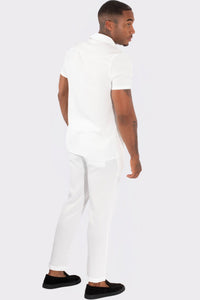 THE CHEVRAN LINNEN SUMMER COMBISET - Vibes Fashion