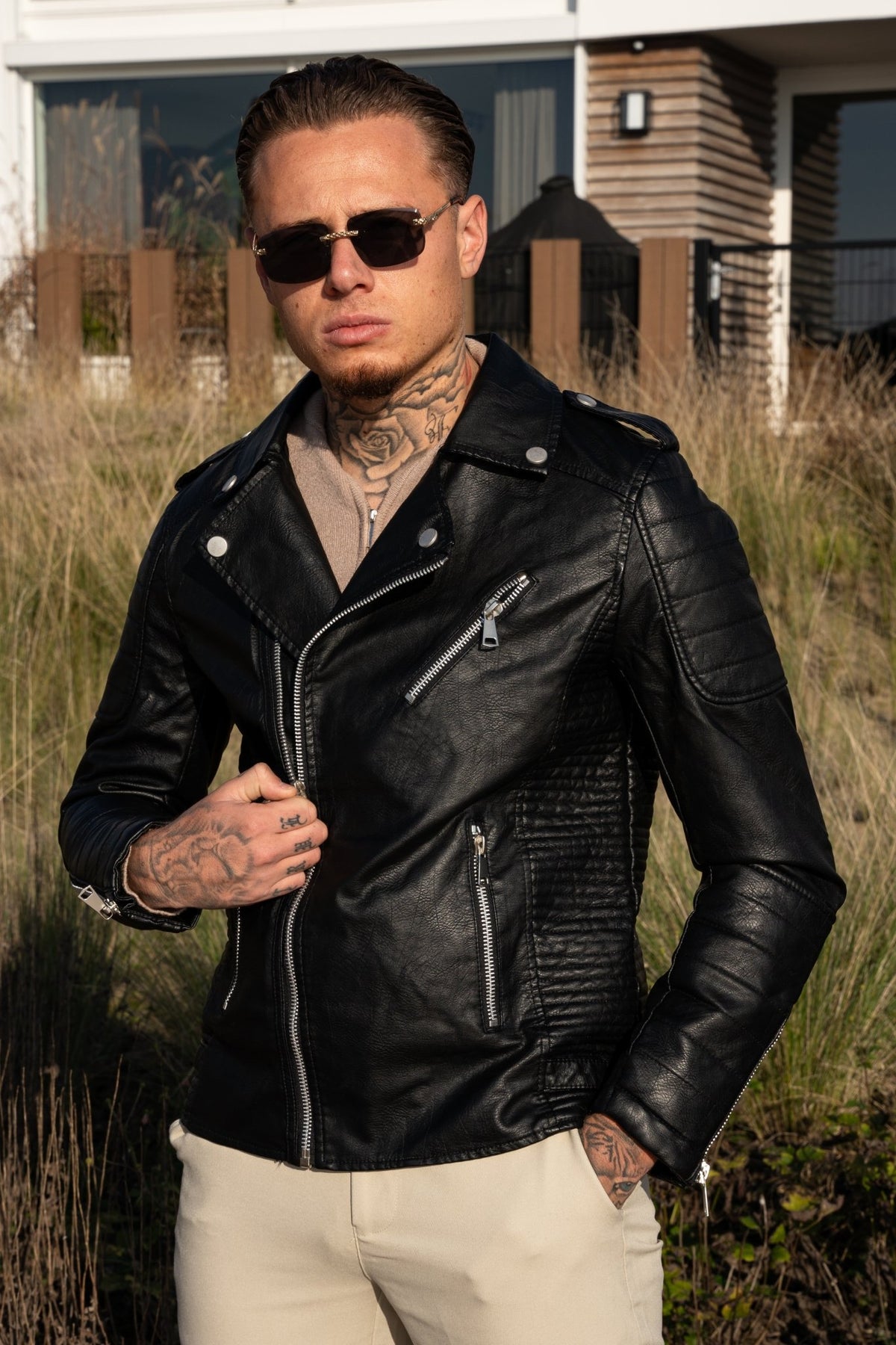THE DANTE LEATHER JACKET - Vibes Fashion