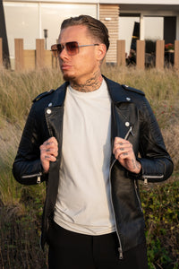 THE DANTE LEATHER JACKET - Vibes Fashion