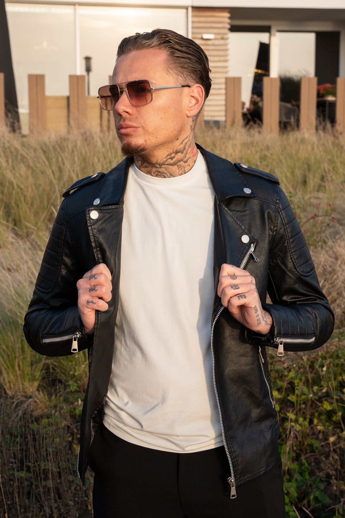 THE DANTE LEATHER JACKET - Vibes Fashion