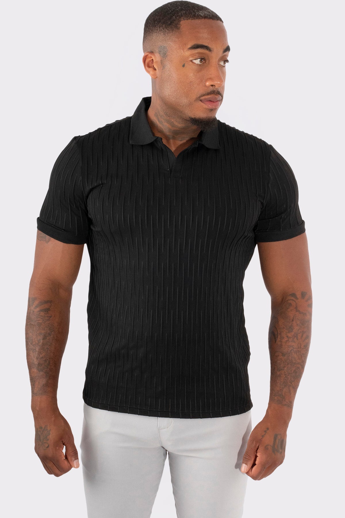 THE DENVER V NECK POLO - Vibes Fashion