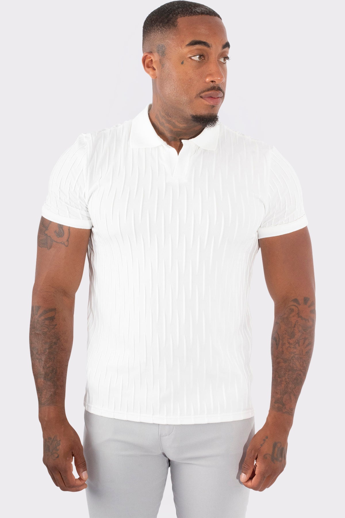 THE DENVER V NECK POLO - Vibes Fashion