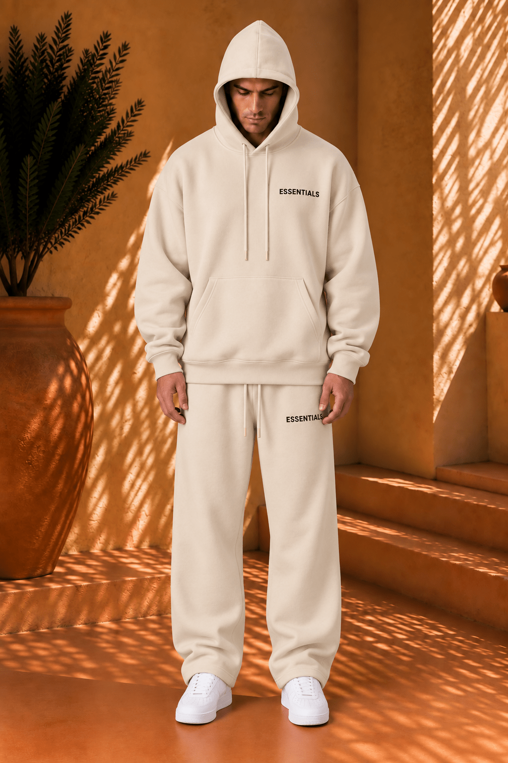 THE ESSENTIALS BAGGY HOODED - Vibes Fashion