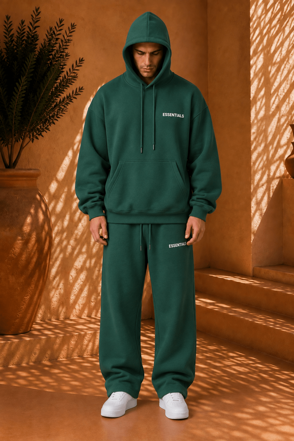 THE ESSENTIALS BAGGY HOODED - Vibes Fashion