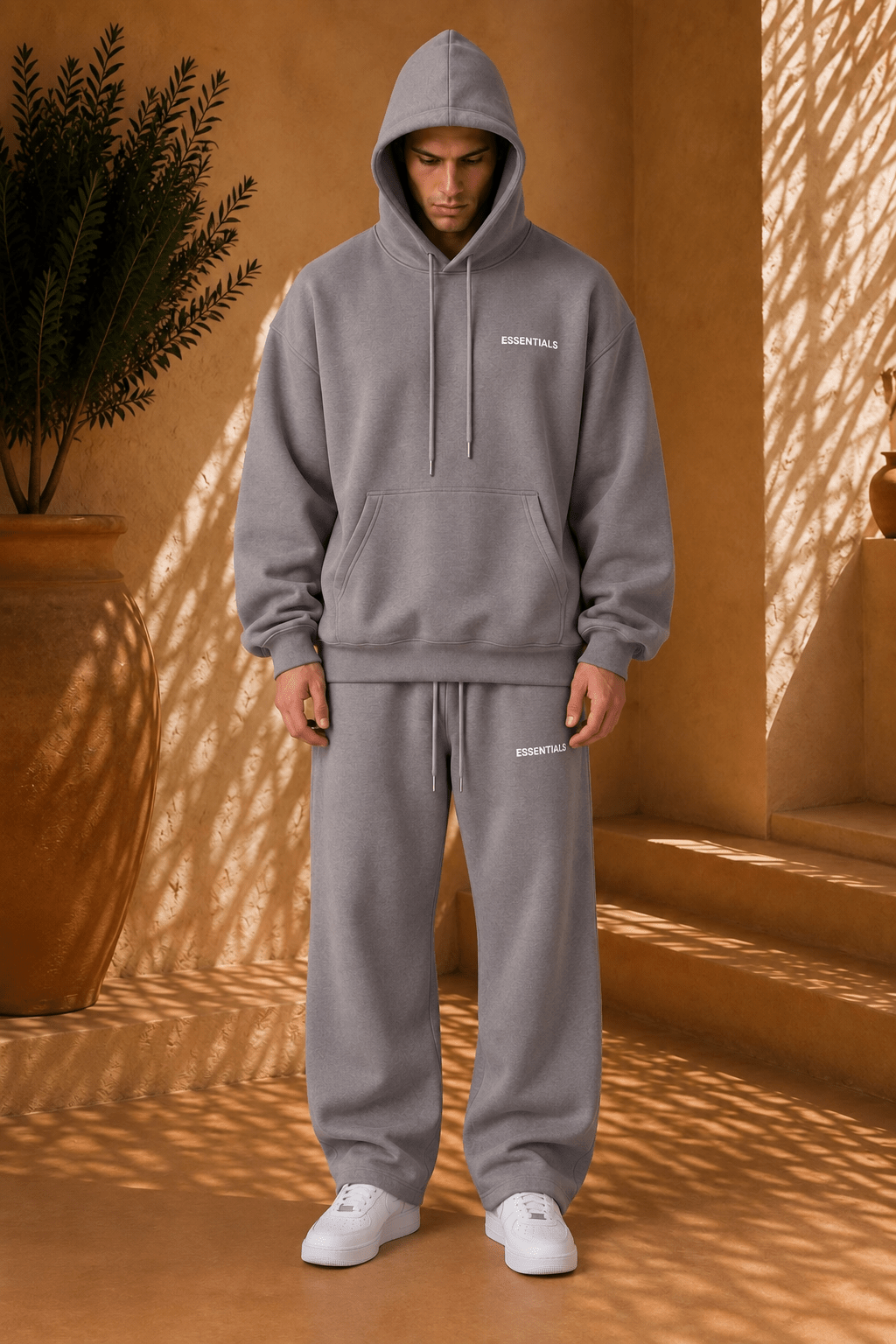 THE ESSENTIALS BAGGY HOODED - Vibes Fashion