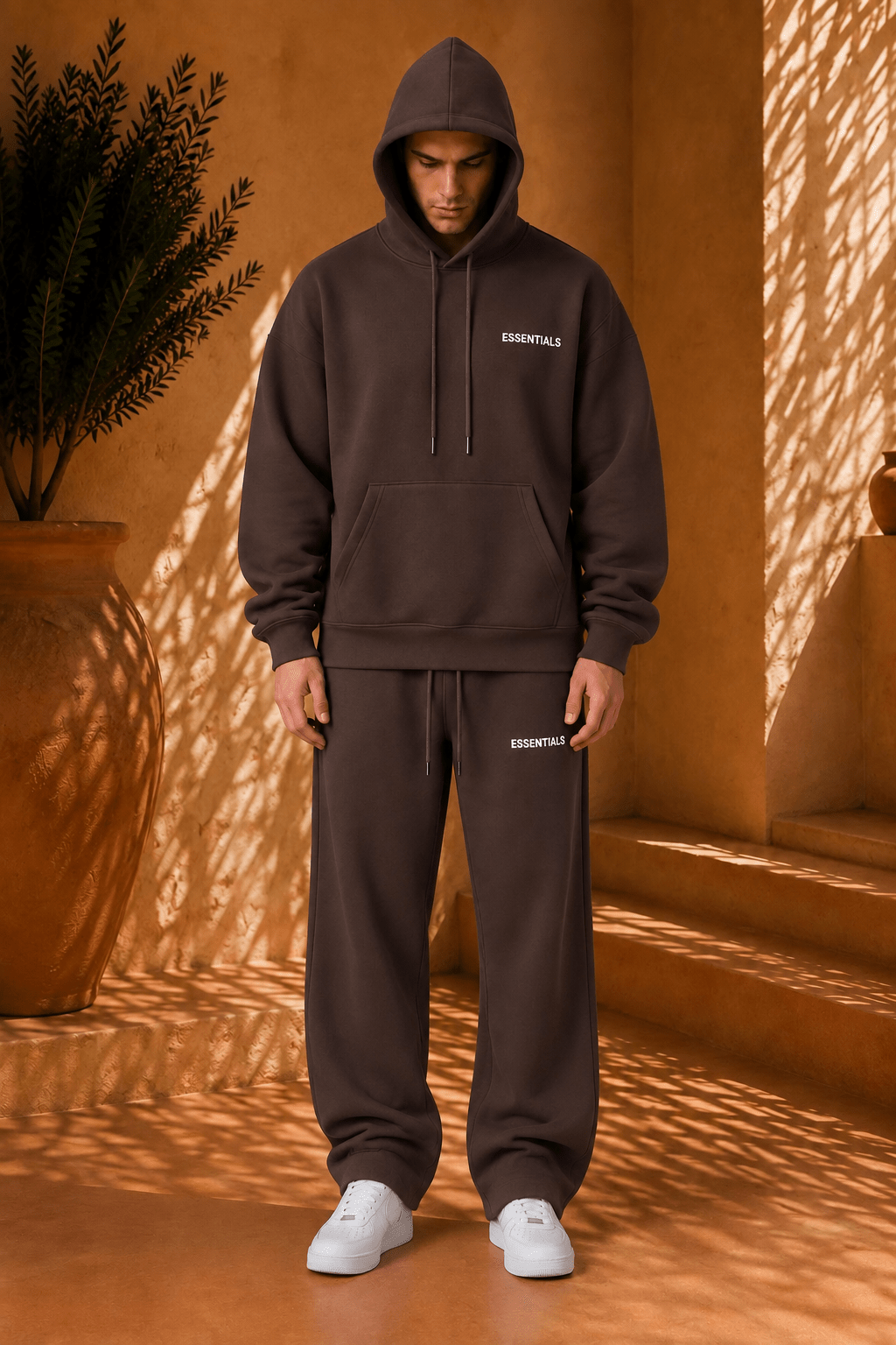 THE ESSENTIALS BAGGY HOODED - Vibes Fashion