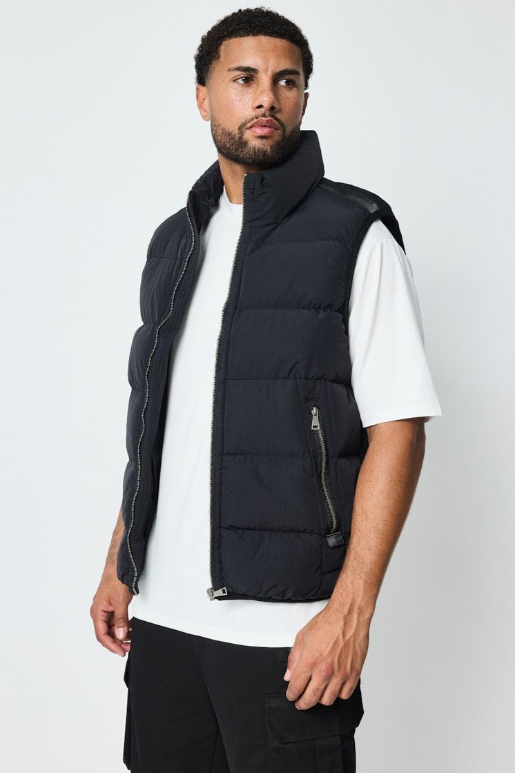 THE FINLAY ZIPPED BODYWARMER - Vibes Fashion