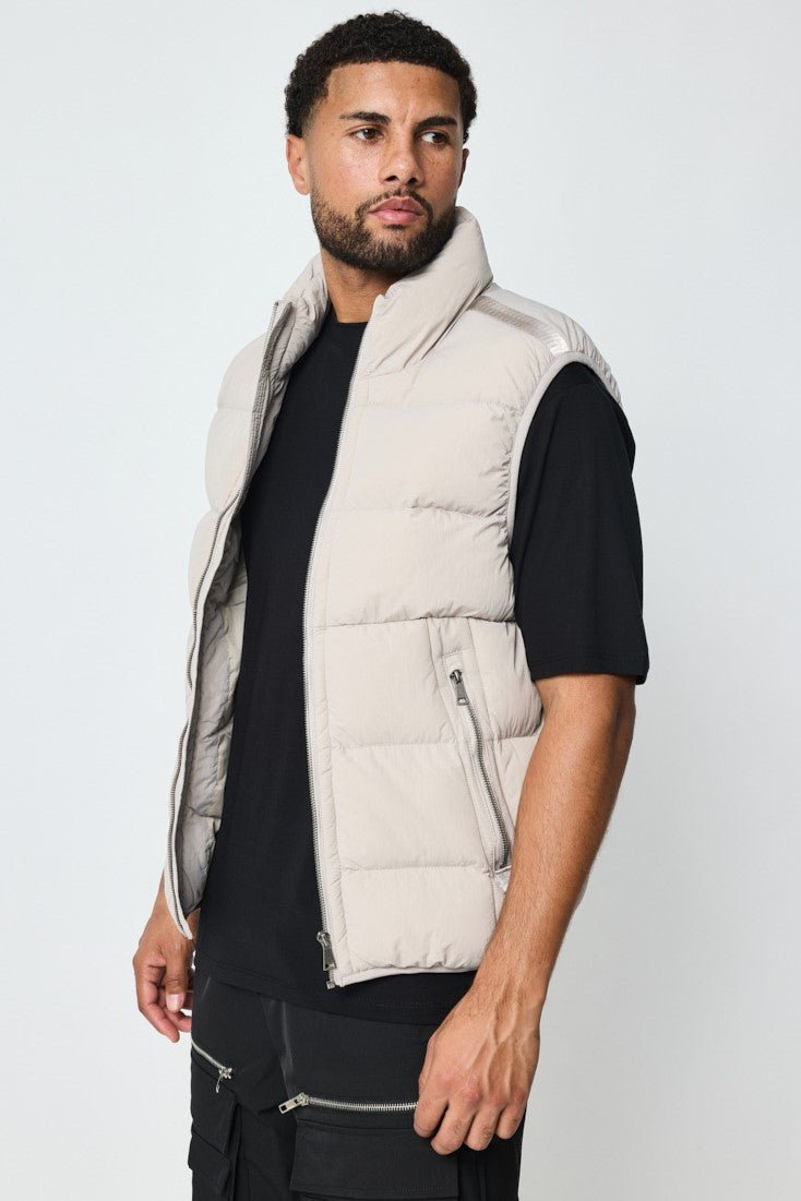 THE FINLAY ZIPPED BODYWARMER - Vibes Fashion