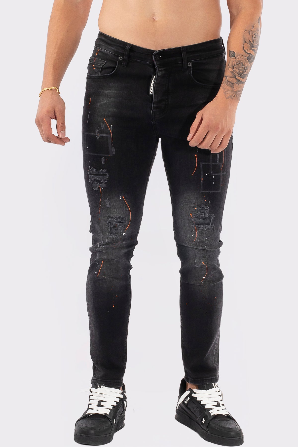 THE ICON SLIMFIT STRECH JEANS - Vibes Fashion