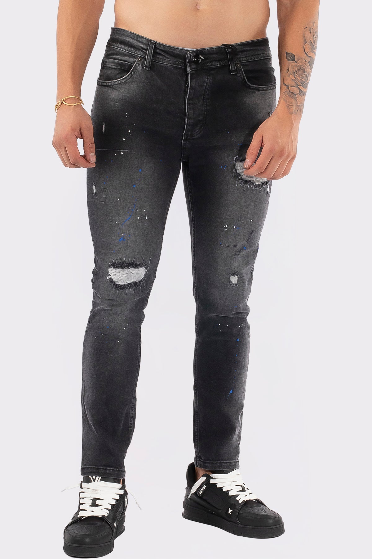 THE ICON SLIMFIT STRECH JEANS - Vibes Fashion