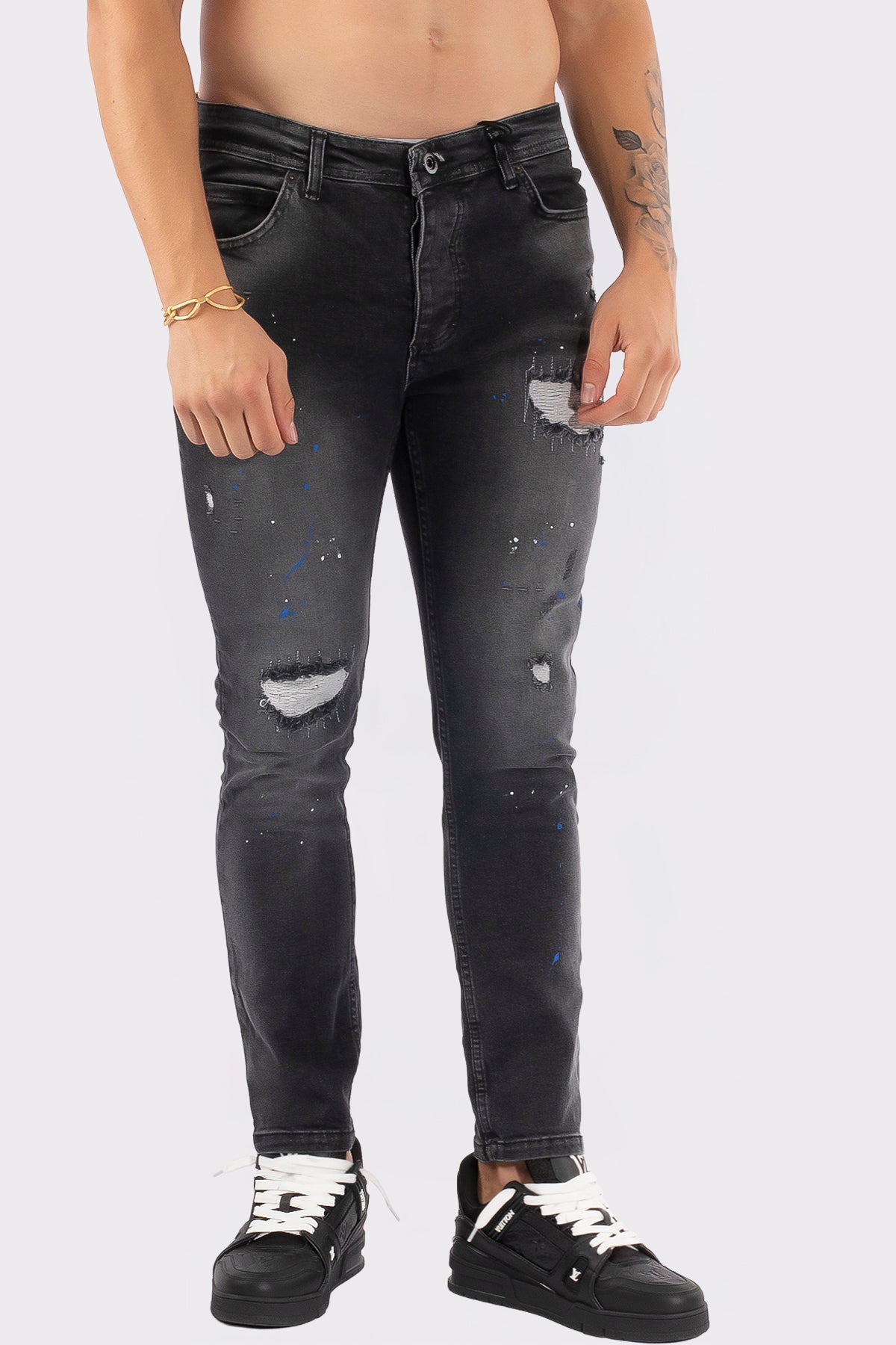 THE ICON SLIMFIT STRECH JEANS - Vibes Fashion