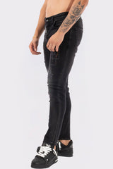 THE ICON SLIMFIT STRECH JEANS - Vibes Fashion