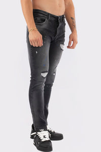 THE ICON SLIMFIT STRECH JEANS - Vibes Fashion