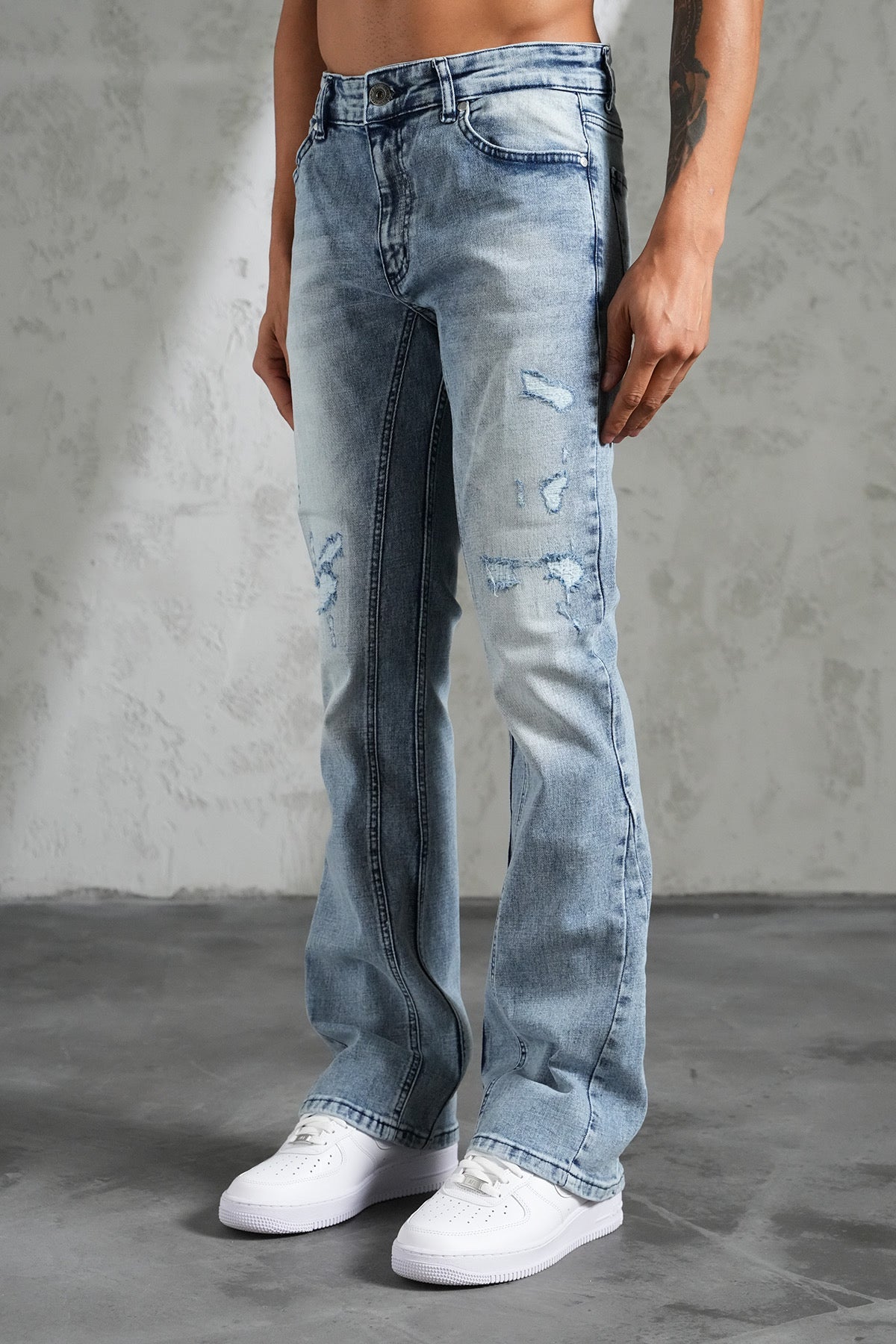 THE IKAO FLARED DENIM - Vibes Fashion