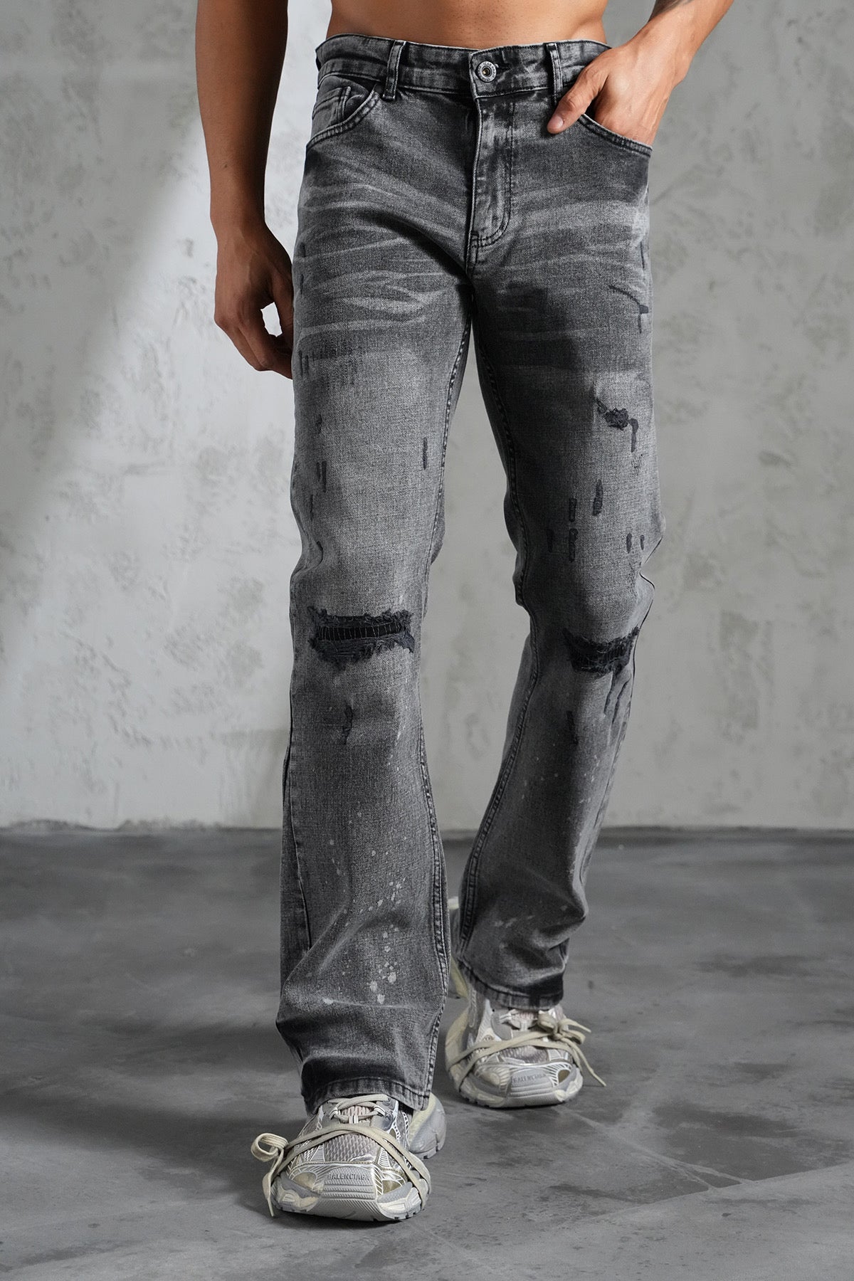 THE IKAO FLARED DENIM - Vibes Fashion