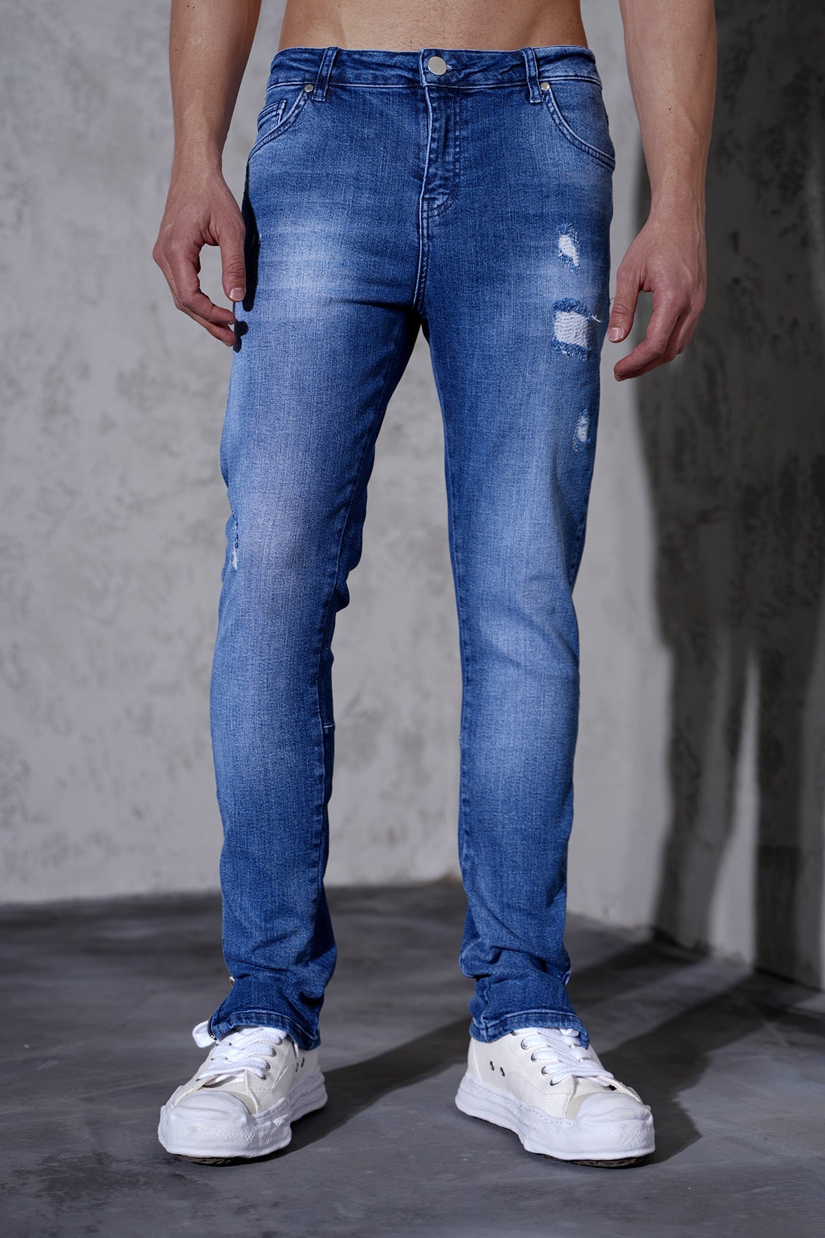 THE IKAO ZIPPED DENIM - Vibes Fashion