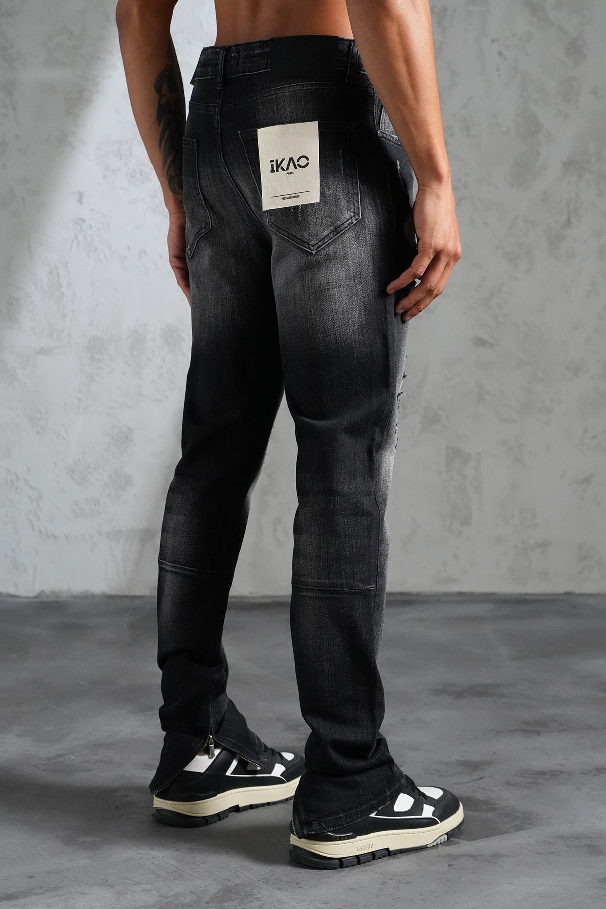THE IKAO ZIPPED DENIM - Vibes Fashion