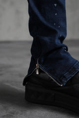 THE IKAO ZIPPED DENIM - Vibes Fashion