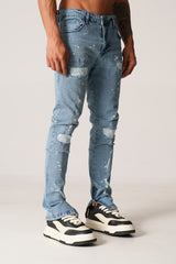 THE IKAO ZIPPED DENIM - Vibes Fashion