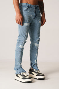 THE IKAO ZIPPED DENIM - Vibes Fashion