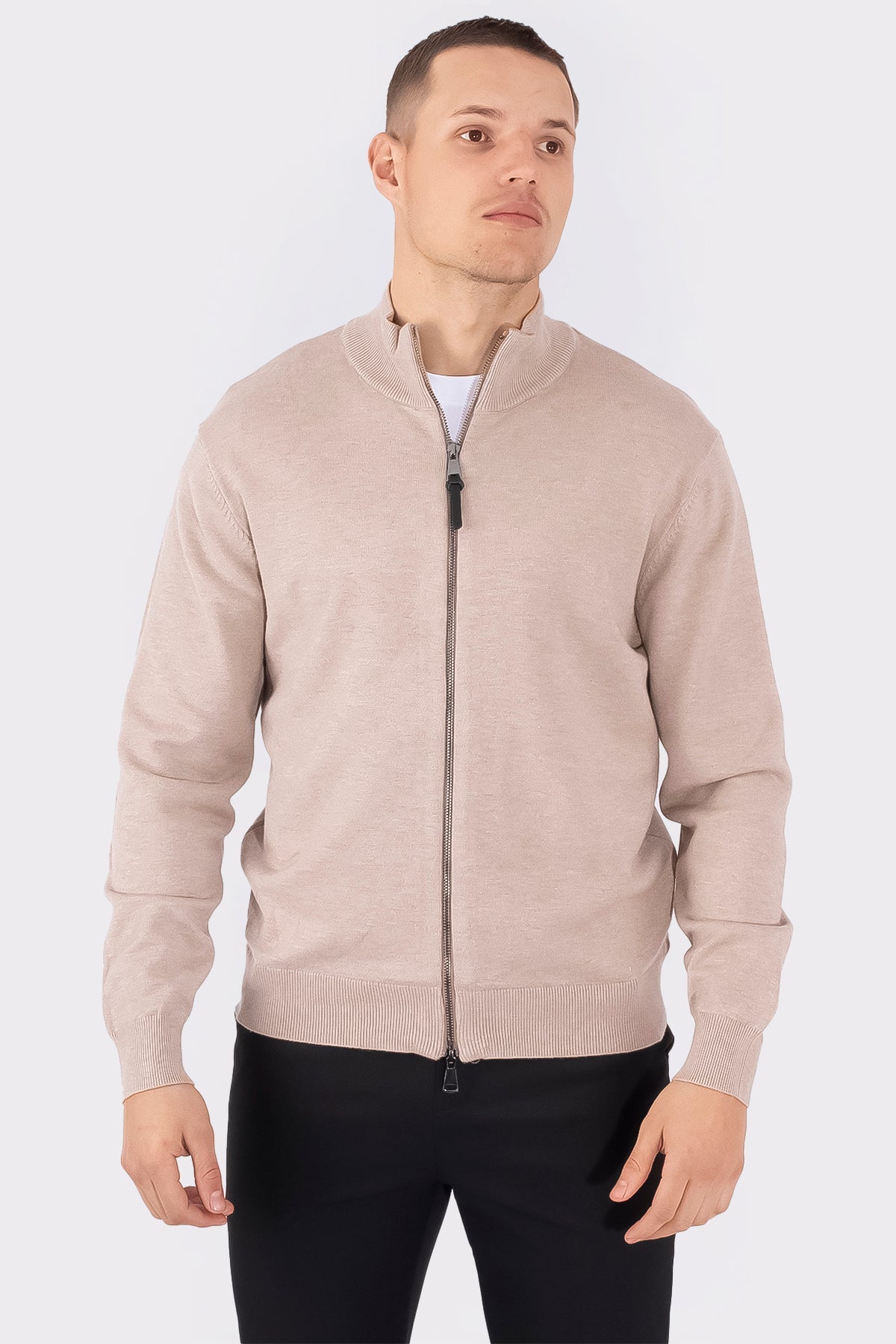THE LEAON FULL ZIP SWEATER - Vibes Fashion
