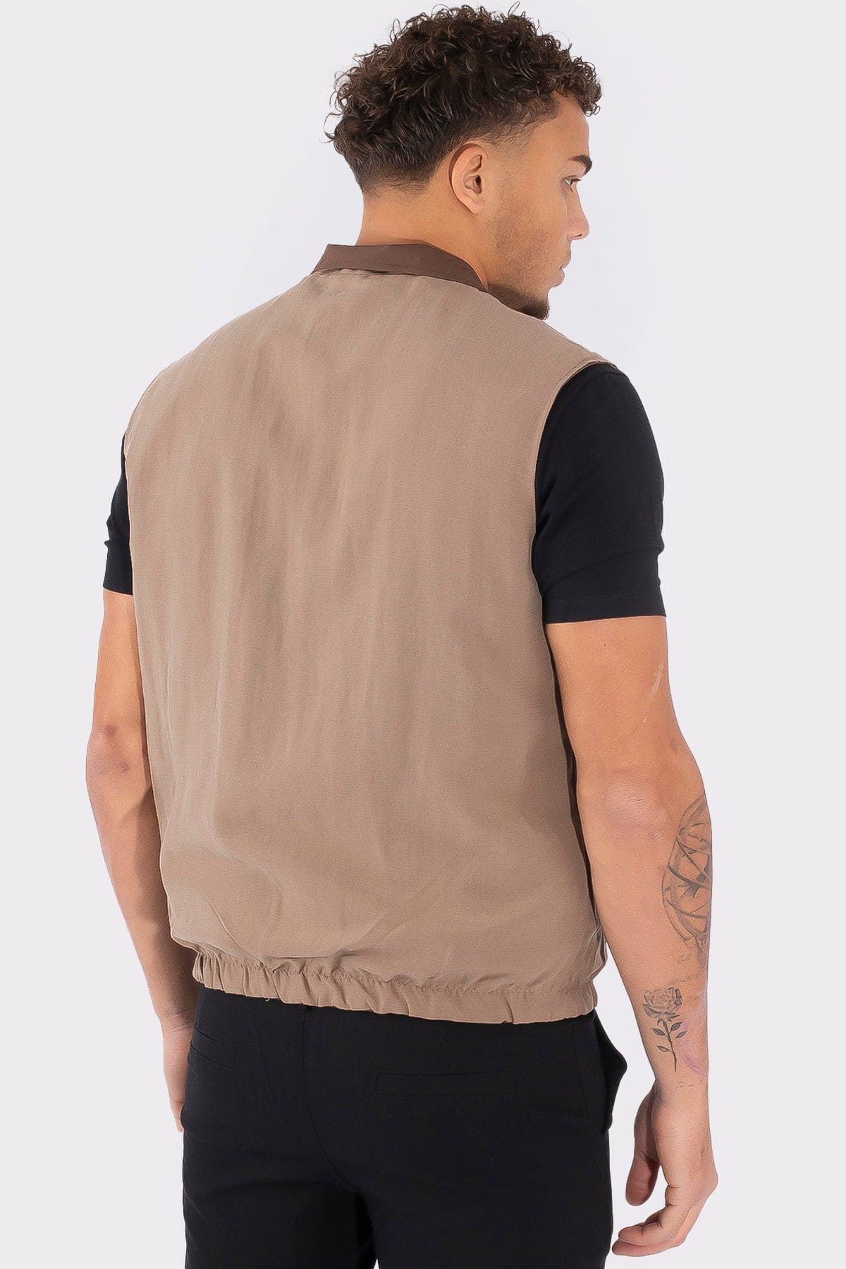 THE LINNEN DUBBELZIJDIG GILET - Vibes Fashion
